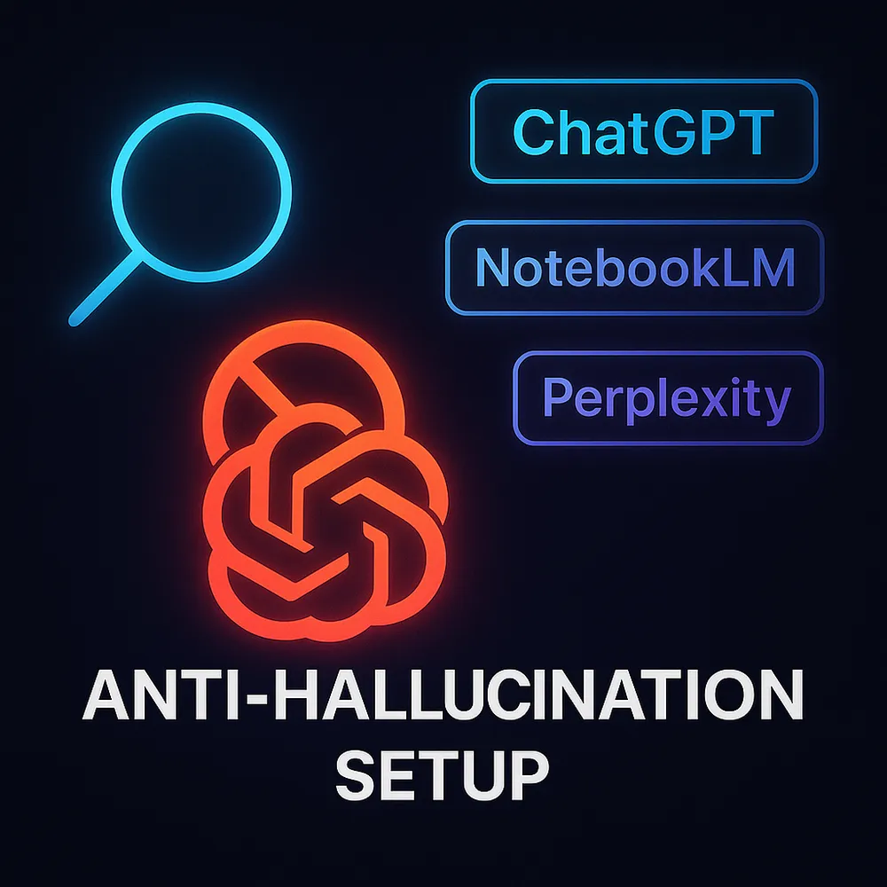 Das Anti-Halluzinations-Setup: NotebookLM, Perplexity & ChatGPT im Verbund