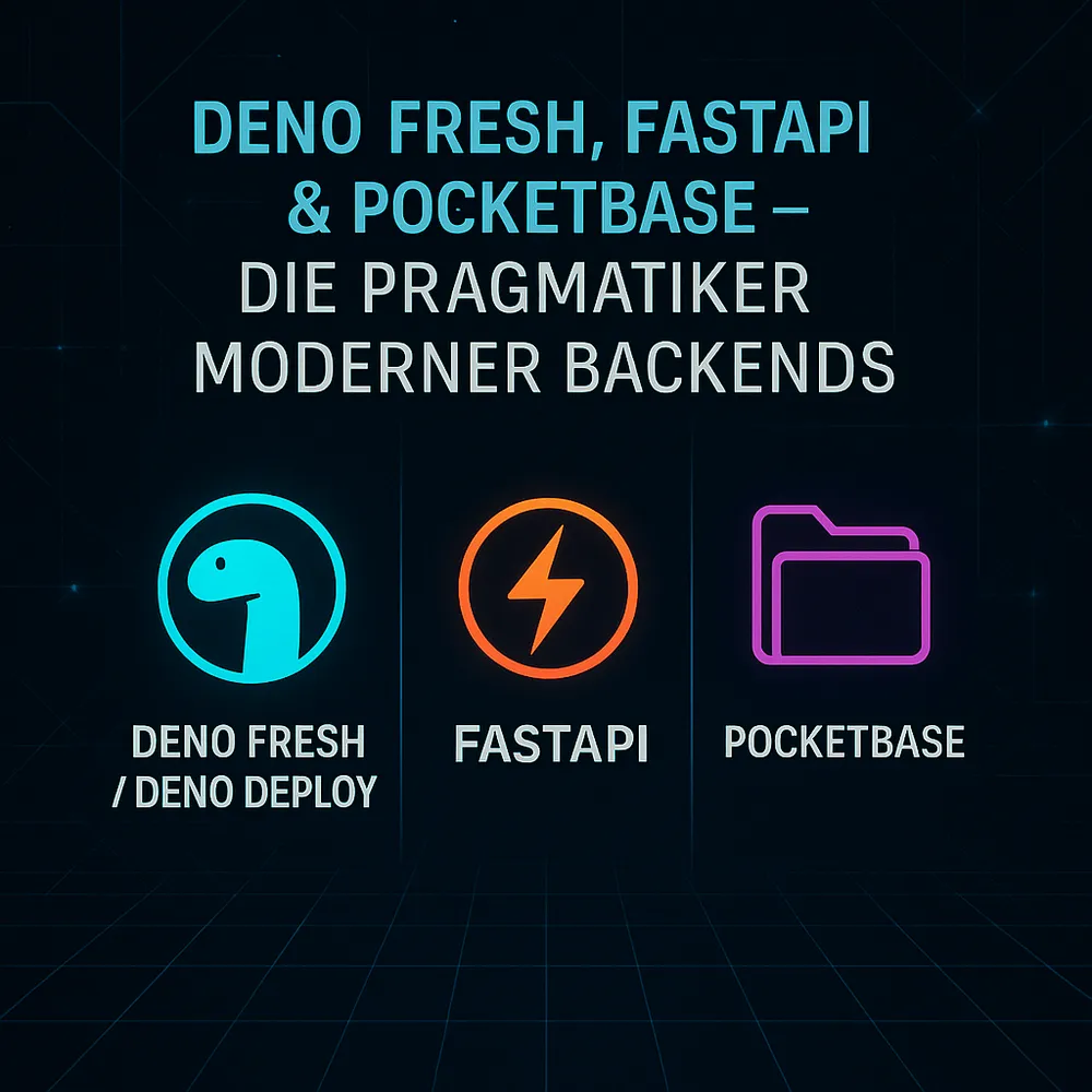 Deno Fresh, FastAPI & PocketBase – Die Pragmatiker moderner Backends