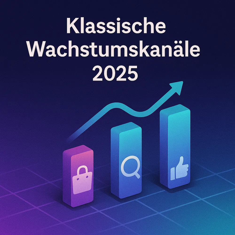 Übersicht klassische performante Wachstumskanäle für 2025